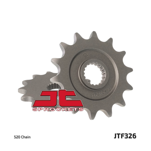 Bild von JT SPROCKETS Standard-Stahlkettenrad 326 - 520: Qualität trifft Langlebigkeit