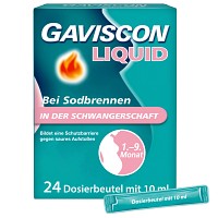 Bild von GAVISCON Liquid Suspension bei Sodbrennen in der Schwangerschaft (24x10 ml) 24X10 ml