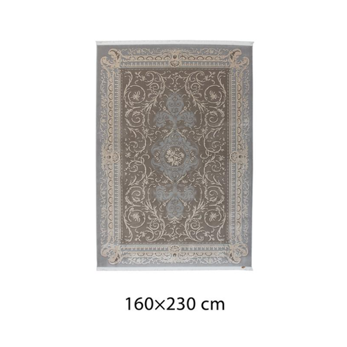 Bild von Vintage-Teppich silber/taupe 'Pierre Cardin' 160x230cm
