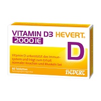 Bild von VITAMIN D3 HEVERT 2000 I.E. Tabletten 60 St