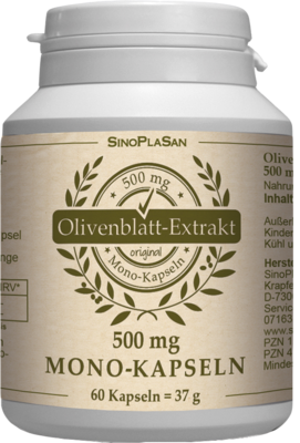 Bild von OLIVENBLATT-Extrakt 500 mg Mono-Kapseln 60 St