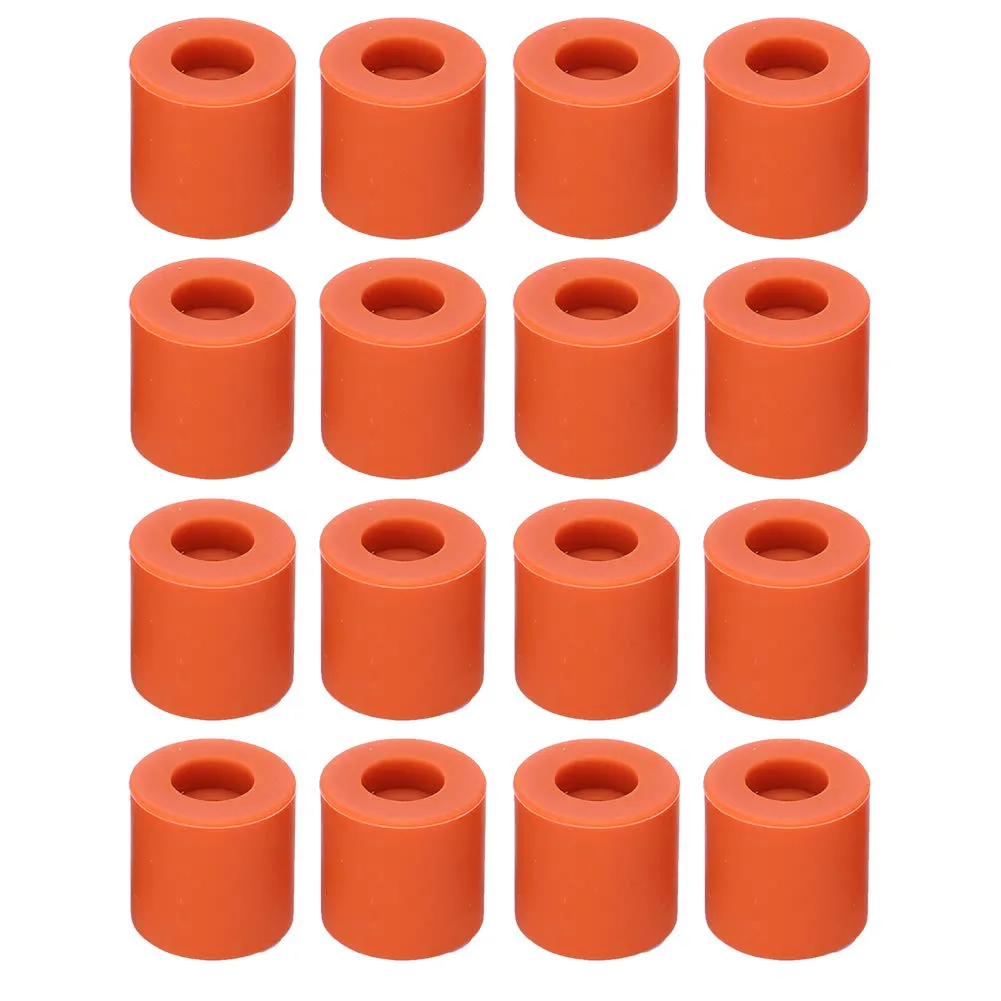 Bild von 12-teiliges Silikon-Heißbett-Nivelliersäulen Set für 3D-Drucker mit Schockabsorbern und 16 mm Durchmesser
