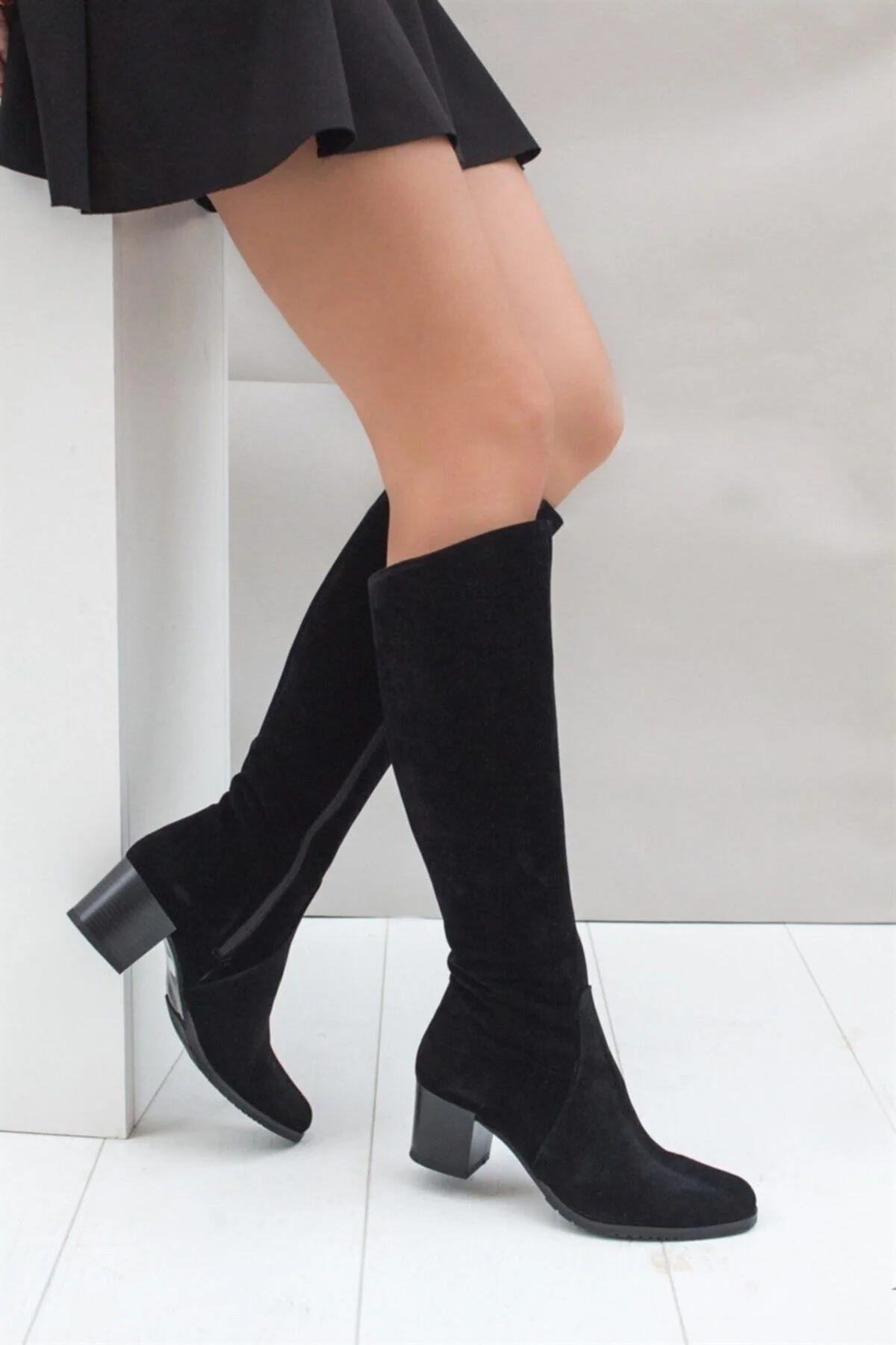 Bild von Fox Shoes Schwarze Stiefel für Damen - 37