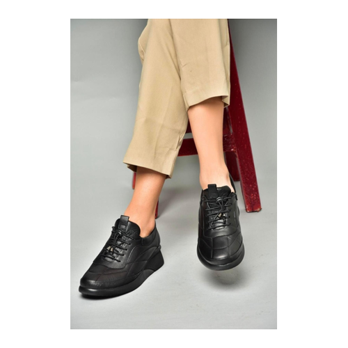 Bild von Fox Shoes 03 – Schwarze Damen Schuhe aus echtem Leder