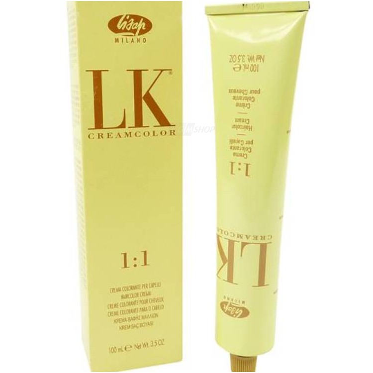 Bild von Lisap LK Cream Color Haircolour Permanent Creme Haar Farbe Coloration 100ml - 7/65 Copper RedBlonde Kupfer-Rotblond