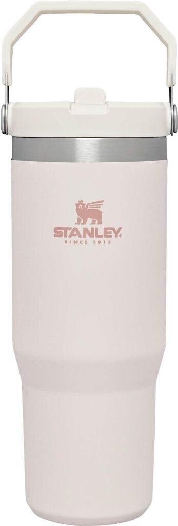 Bild von Stanley IceFlow Flip Straw Trinkflasche mit Strohhalm 0.89L - Thermosflasche Hält 12+ Stunden Kalt - Auslaufsicher - Trinkflasche Sport - Wasserflasche BPA Frei - Spülmaschinenfest - Rose Quartz