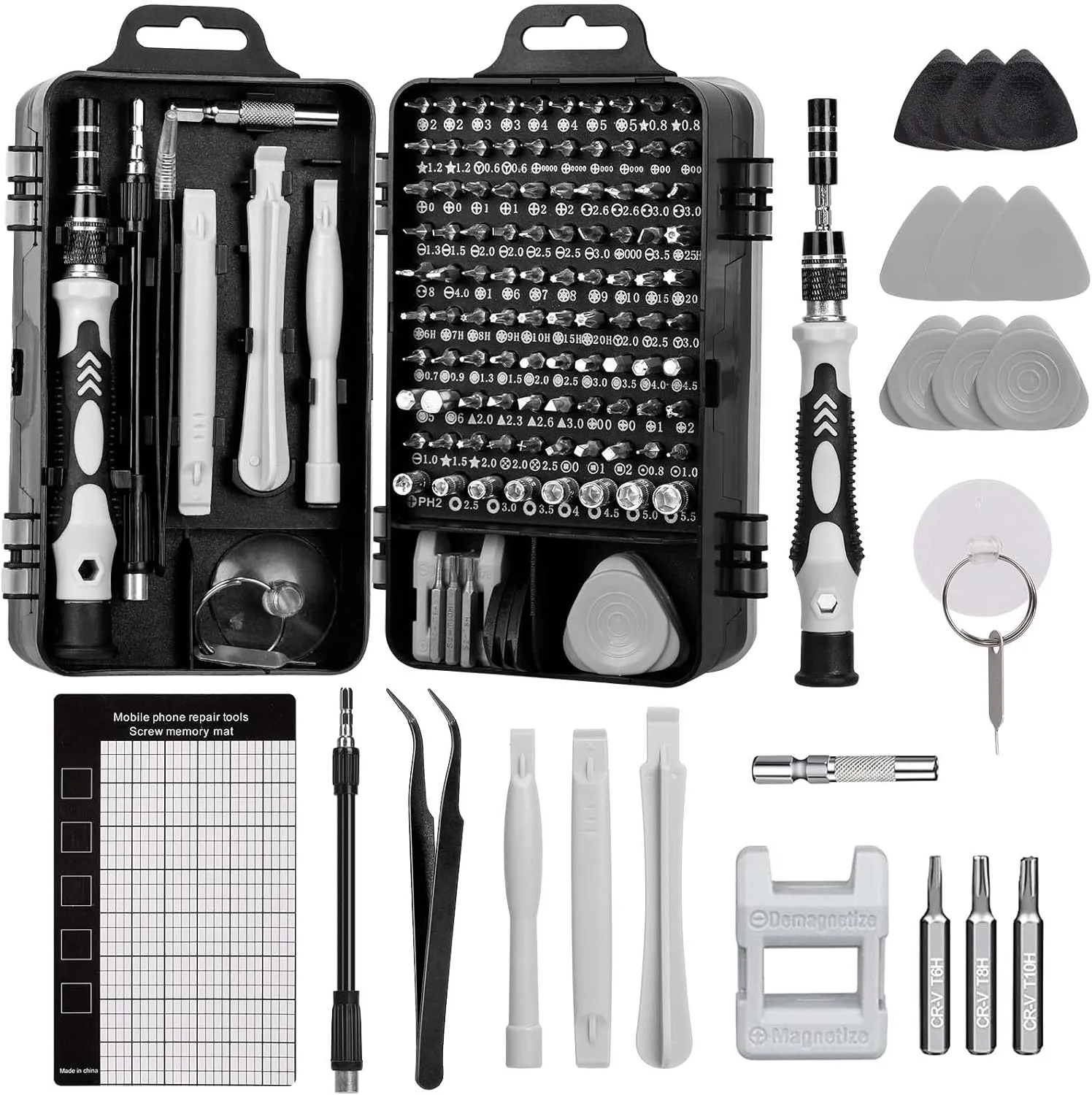 Bild von 122 in 1 Feinmechaniker Werkzeug Set für iPhone, Laptop, Tablet, Uhren und Kameras