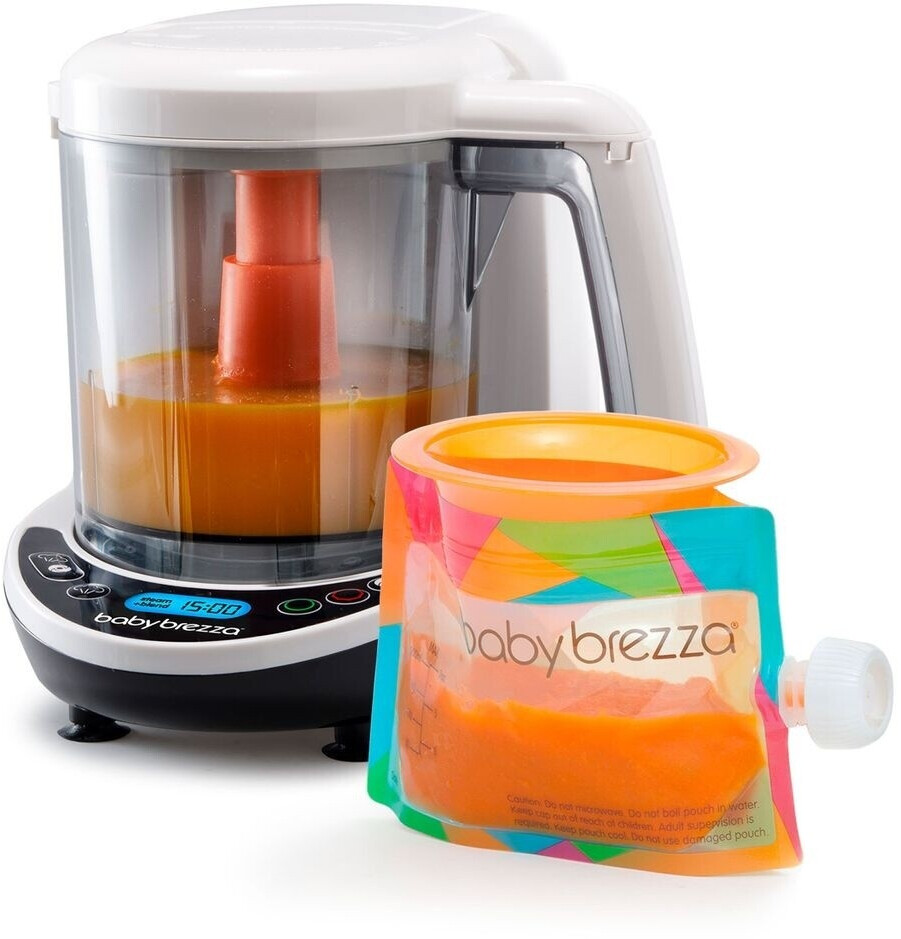 Bild von Baby Brezza Babynahrungszubereiter Food Maker Deluxe, 400,00 W, 3-in-1 Funktionalität plus 3 wiederverwendbare Beutel