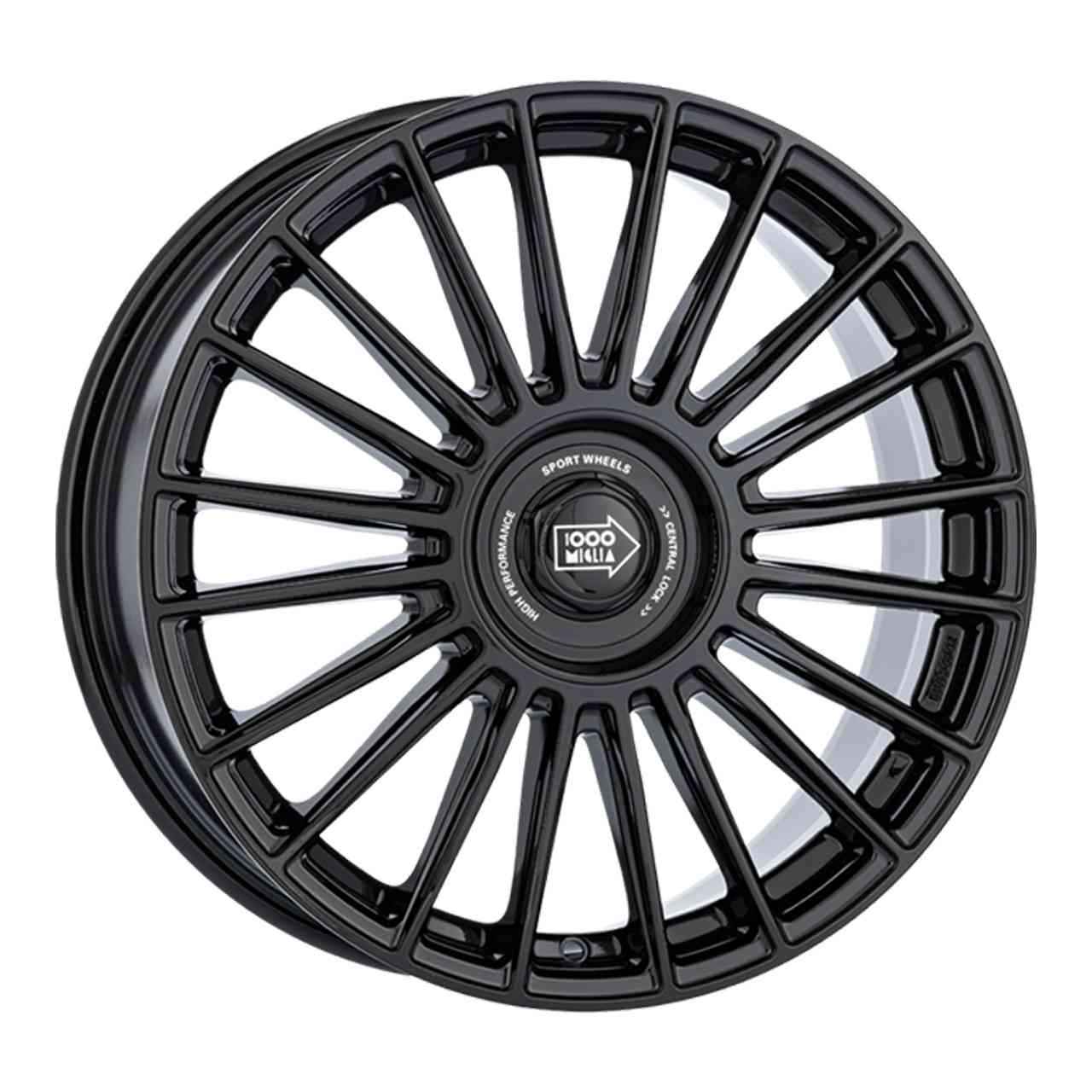 Bild von 1000 MIGLIA MM1022 gloss black 8.5Jx20 5x108/112 ET45