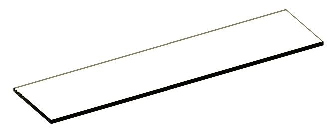 Bild von Keuco Cristallinglaspl. Coll. Moll 12710 500x120x8mm, 12710005500 12710005500