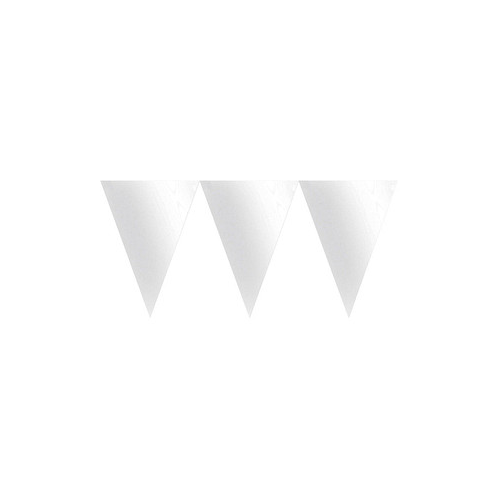 Bild von amscan® Wimpelkette weiß - Ein dekoratives Highlight für jeden Anlass