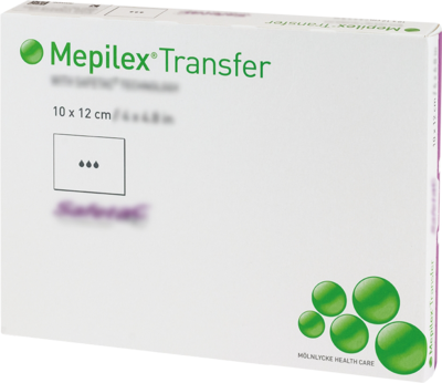Bild von MEPILEX Transfer Schaumverband 10x12 cm steril 5 St