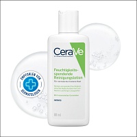 Bild von CeraVe Feuchtigkeitsspendende Reinigungslotion für Gesicht und Körper 88 ml