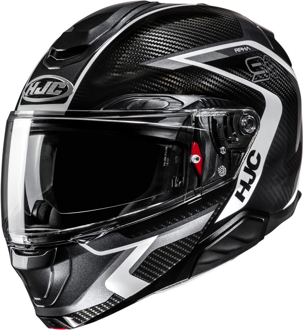 Bild von HJC RPHA 91 Carbon Lagos Klapphelm, schwarz-weiss, Größe 2XL für Männer