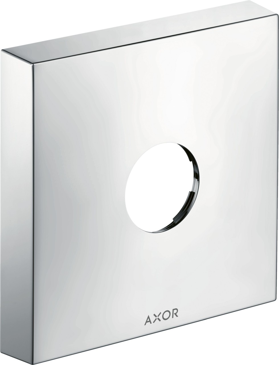 Bild von Hansgrohe Axor1 x VerlängerungsrosetteeckigMaße: 170x170mm1-Loch für Situationen mit geringer EinbautiefeMaß: 18 mm höher als SerienrosetteVerlängerungsmaß: 33 mmMaterial: MetallFarbe: chrom
