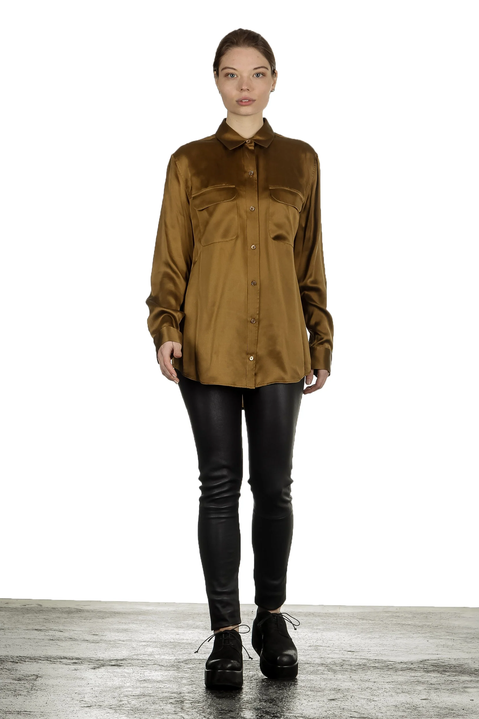 Bild von Equipment Seidenbluse olive