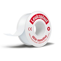 Bild von LEUKOPLAST Skin Sensitive 2,5 cmx1 m m.Schutzring 1 St