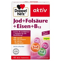 Bild von DOPPELHERZ Jod+Folsäure+Eisen+B12 Tabletten 45 St