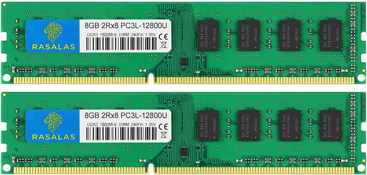 Bild von 16GB DDR3L 1600MHz RAM Kit mit zwei 8GB Modulen