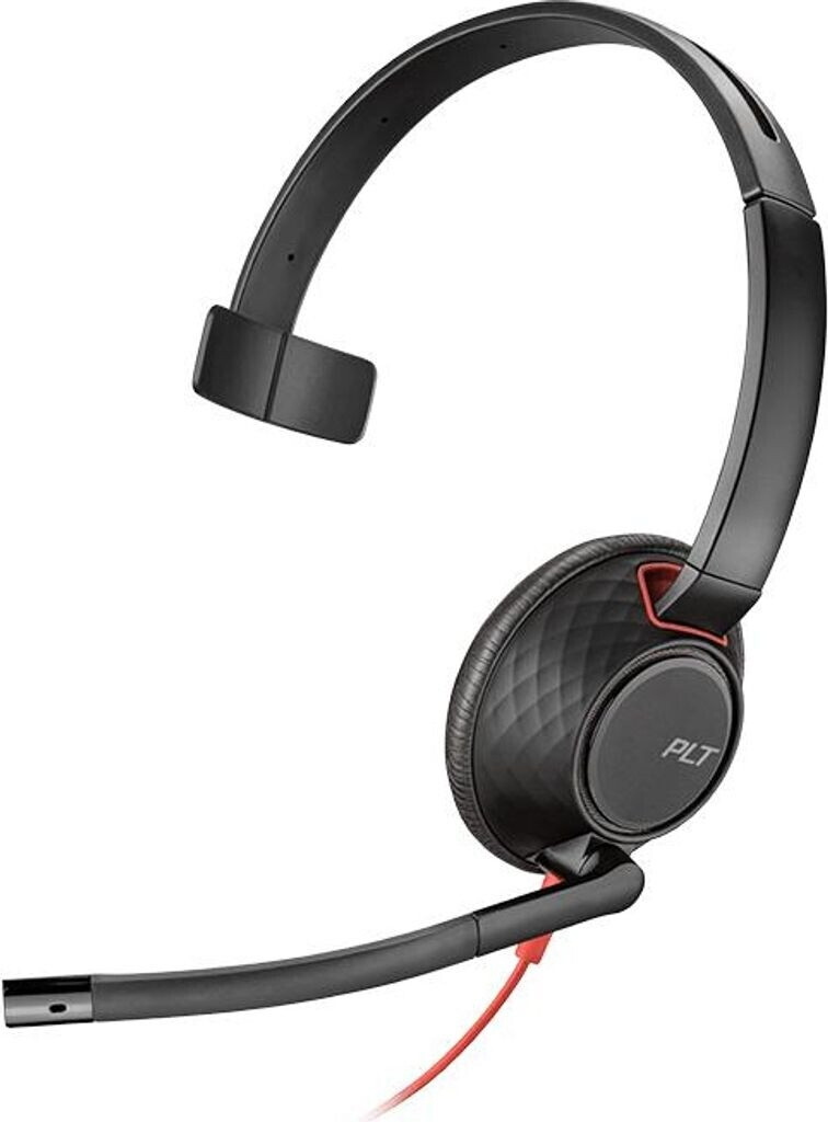 Bild von HP Poly Poly Blackwire 5210 - 5200 Series - Headset - On-Ear - kabelgebunden - USB, 3,5 mm Stecker - Zertifiziert für Microsoft Teams (207577-01)