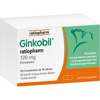 Bild von GINKOBIL-ratiopharm 120 mg Filmtabletten 200 St