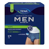 Bild von TENA MEN Act.Fit Inkontinenz Pants Plus S/M blau 4X12 St