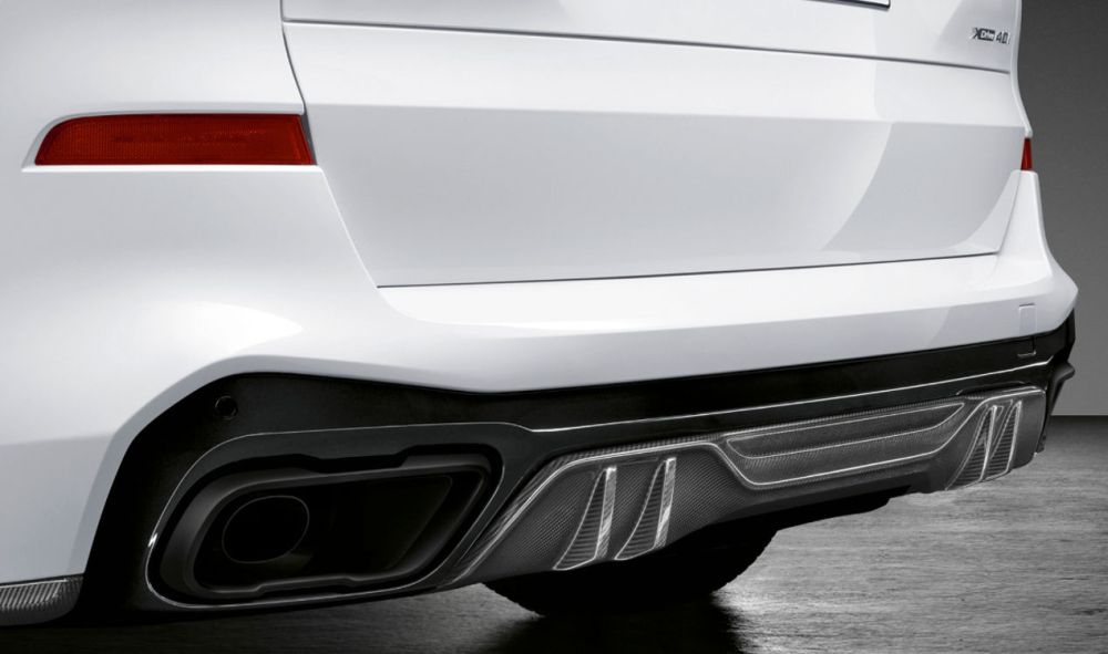 Bild von BMW M Performance X5 G05 X6 G06 X7 G07 ohne M-Paket Satz Endrohrblenden