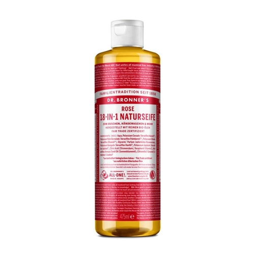 Bild von Dr. Bronner's Handseife - Naturseife Rose 475 ml