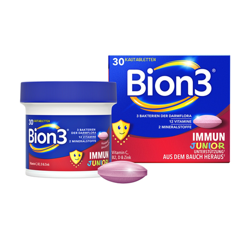Bild von BION3 Immun Junior Kautabletten 30 St – Unterstützung für das Immunsystem von Kindern