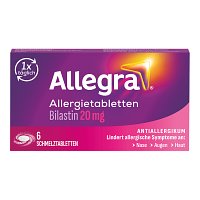 Bild von Allegra Schmelztabletten - bei Heuschnupfen & Allergien 6 St