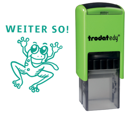 Bild von TRODAT Motivstempel Printy ApfelgrünFrosch 4922 (163241)