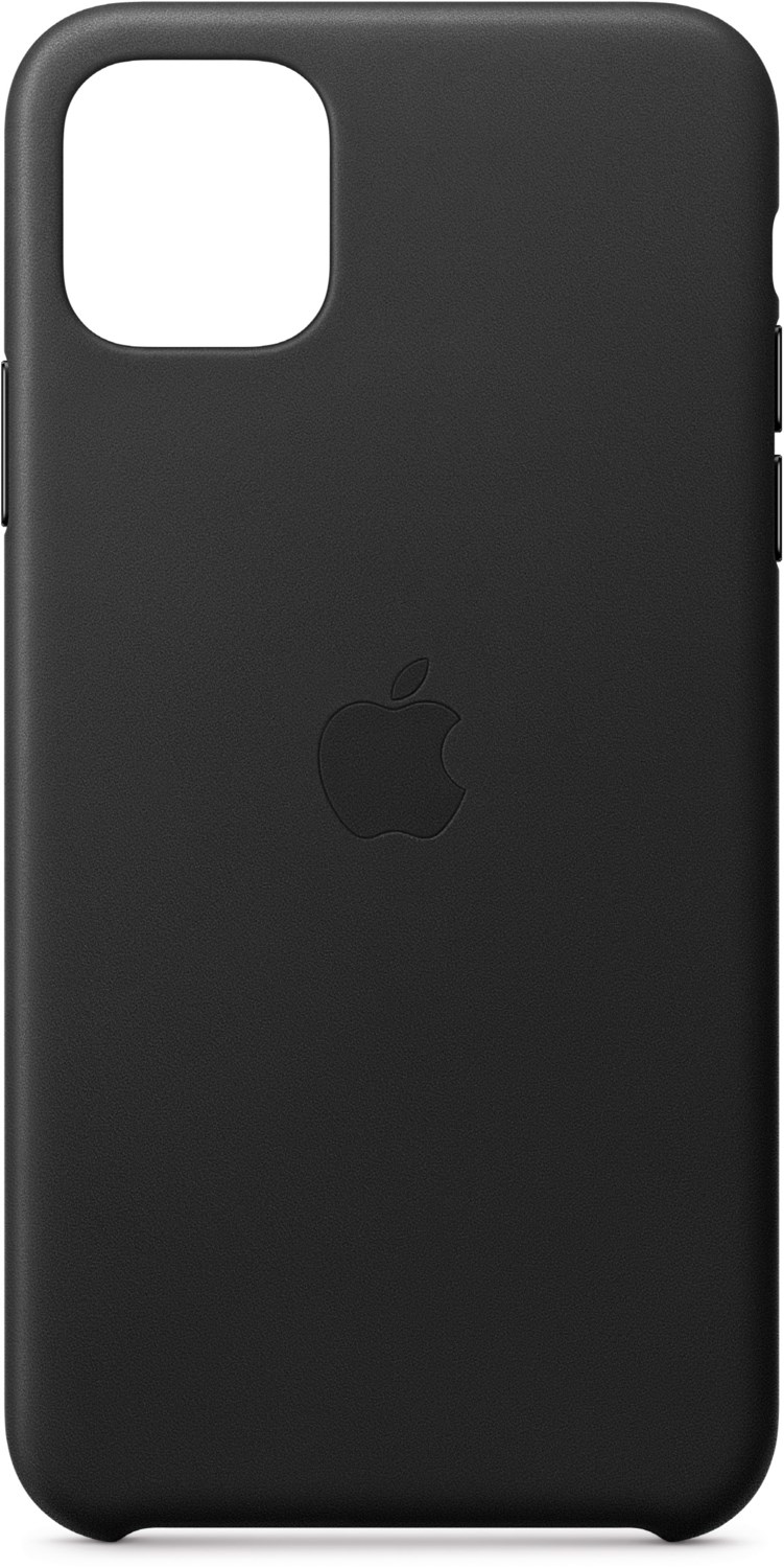 Bild von Apple - Case für Mobiltelefon - Leder, bearbeitetes Aluminium - Schwarz - für iPhone 11 Pro Max (MX0E2ZM/A)