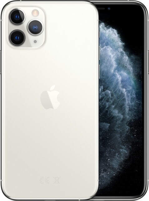 Bild von Apple iPhone 11 Pro (512 GB, Silver, 5.80", SIM + eSIM, 12 Mpx, 4G), Smartphone, Silber