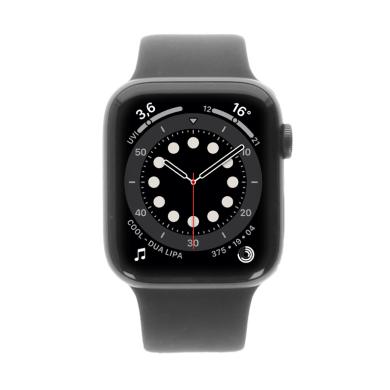Bild von Apple Watch Series 6 44mm GPS Aluminiumgehäuse spacegrau Sportarmband schwarz