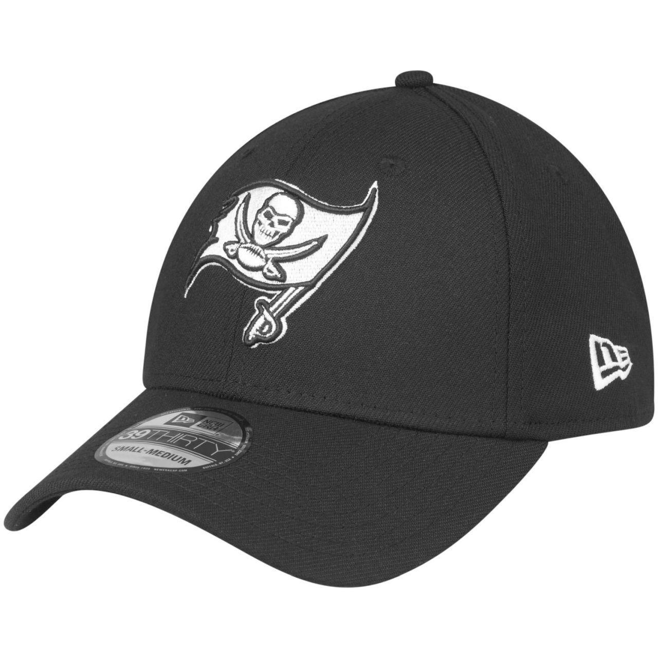 Bild von New Era, Herren, Cap, 39Thirty Stretchfit NFL Tampa Bay Buccaneers, Schwarz, (L)