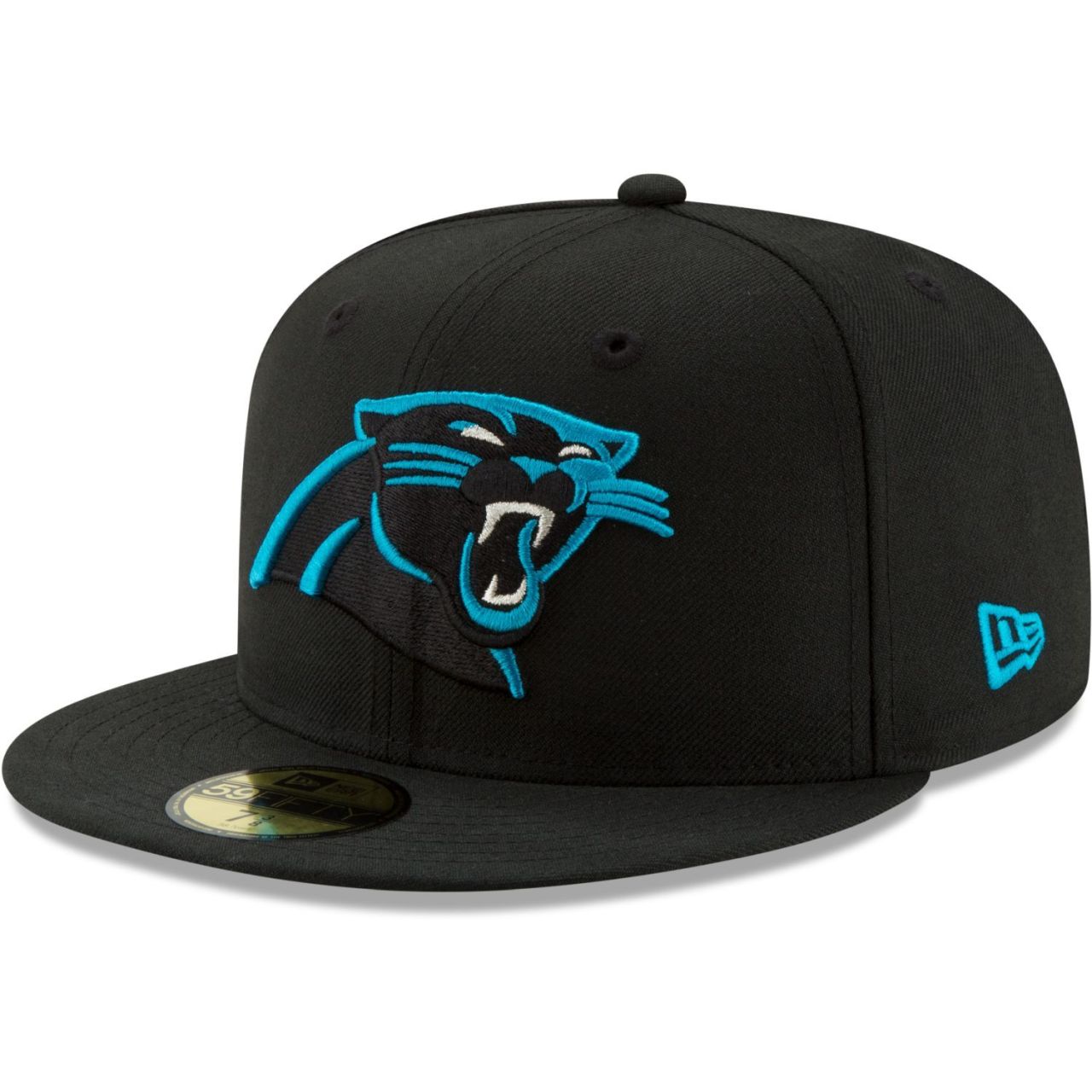 Bild von New Era, Herren, Cap, 59Fifty Fitted Cap - NFL Carolina Panthers - 7 7/8, Schwarz, (7 7/8)