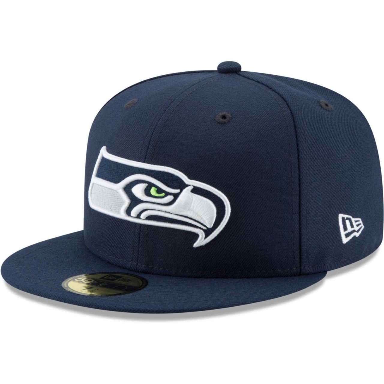 Bild von New Era, Herren, Cap, 59Fifty Fitted Cap - NFL Seattle Seahawks - 7 7/8, Blau, (7 7/8)