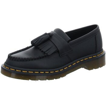 Bild von DR. MARTENS Black Virginia Adrian Mokassin Chunky Slipper, Schlupfschuh mit modischer Tassel - schmale Form