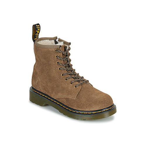Bild von Dr. Martens Kinderstiefel Serena J Dark Khaki Bronx Suede