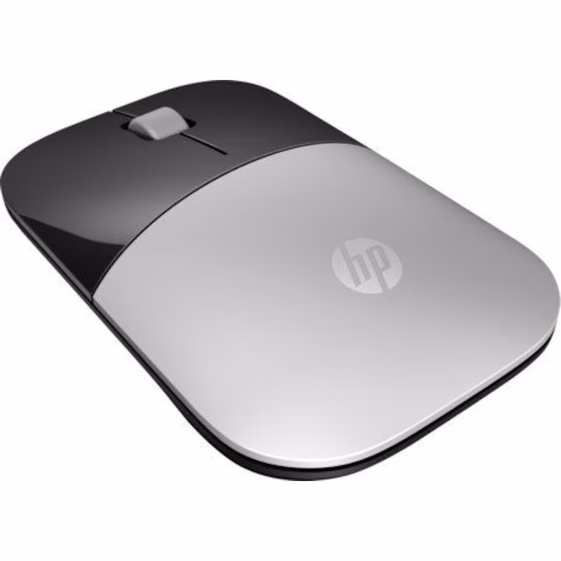 Bild von HP Z3700 Wireless-Maus, x7q44aa, Silber, Beidhändig, Optisch, RF Wireless, 1200 DPI, Silber