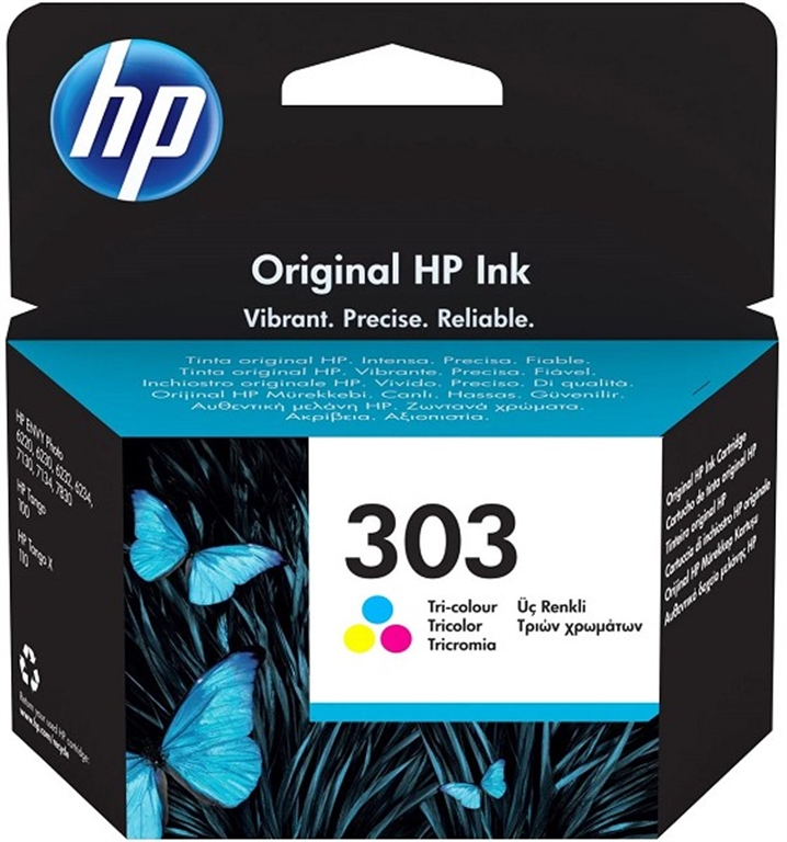Bild von HP  T6N01AE / 303 Original Druckerpatronen farbig Cyan Magenta Gelb Instant Ink