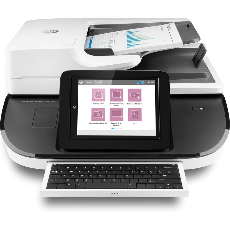 Bild von HP Digital Sender Flow 8500fn2 - Dokumentenscanner - Desktop-Gerät - USB 2.0, Gigabit LAN, USB 2.0 (Host)