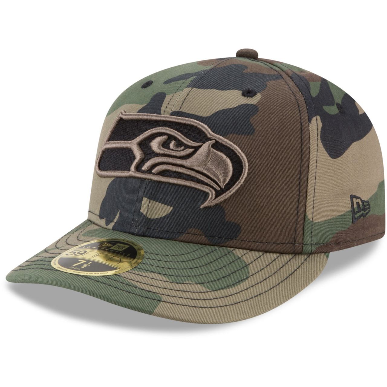 Bild von New Era 59Fifty LOW PROFILE Cap - Seattle Seahawks wood camo
