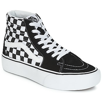 Bild von Vans - Sk8 Hi Platform 2.0 Checkerboard/True White - Girl Schuhe - Weiß - EU 40,5 - Textile, Leather/Textile/Gummi,Segeltuch