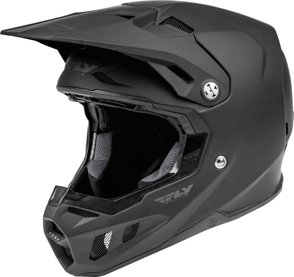 Bild von Fly Racing Formula CC Driver Solid Motocross Helm, schwarz, Größe M für Männer