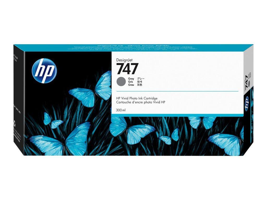 Bild von HP 747 - 300 ml - Grau - Original - DesignJet - Tintenpatrone - für DesignJet Z9+ PostScript, Z9+dr PostScript
