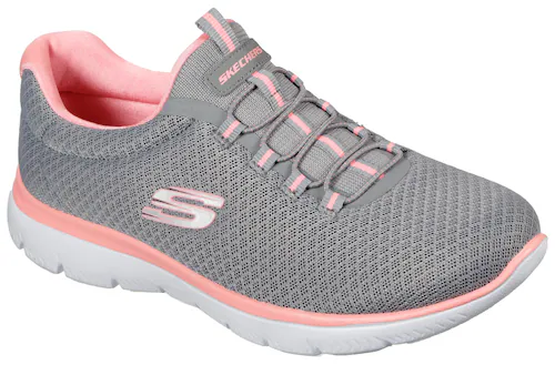 Bild von Skechers Slip-On Sneaker "SUMMITS", Slipper, Freizeitschuh, Komfortschuh mit dezenten Kontrast-Details