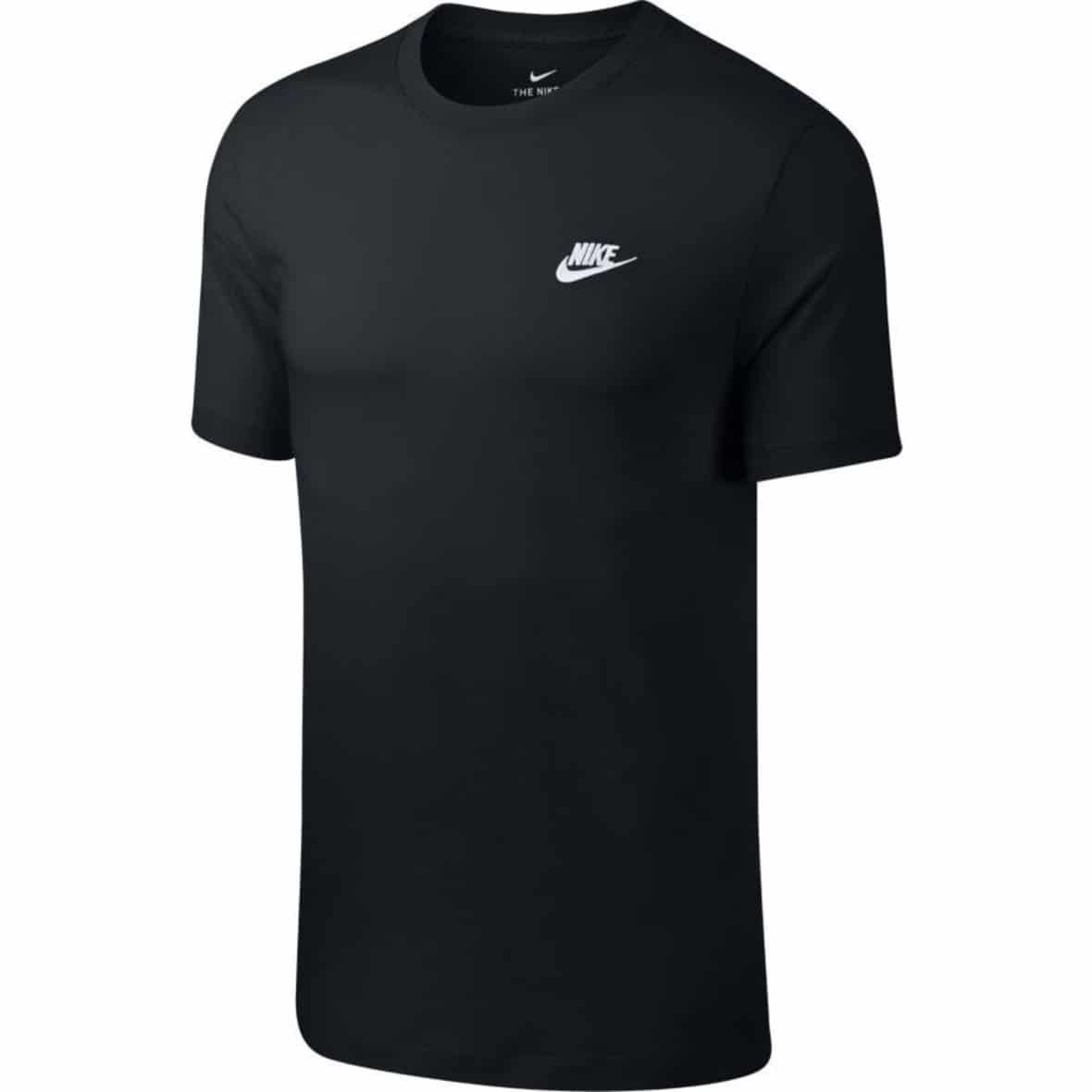 Bild von Nike Herren T-Shirt Sportswear Club, Black/White, L, AR4997-013