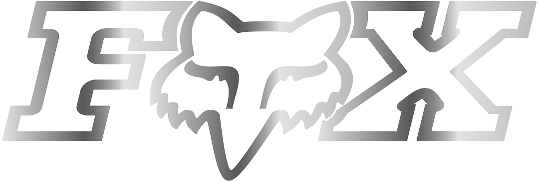 Bild von FOX F-Head X TDC 18 Sticker, gold-silber, Größe 45 cm für Männer