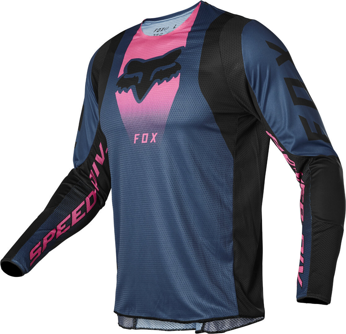 Bild von Fox 360 Dier Motocross Jersey, schwarz-pink, Größe 2XL für Männer